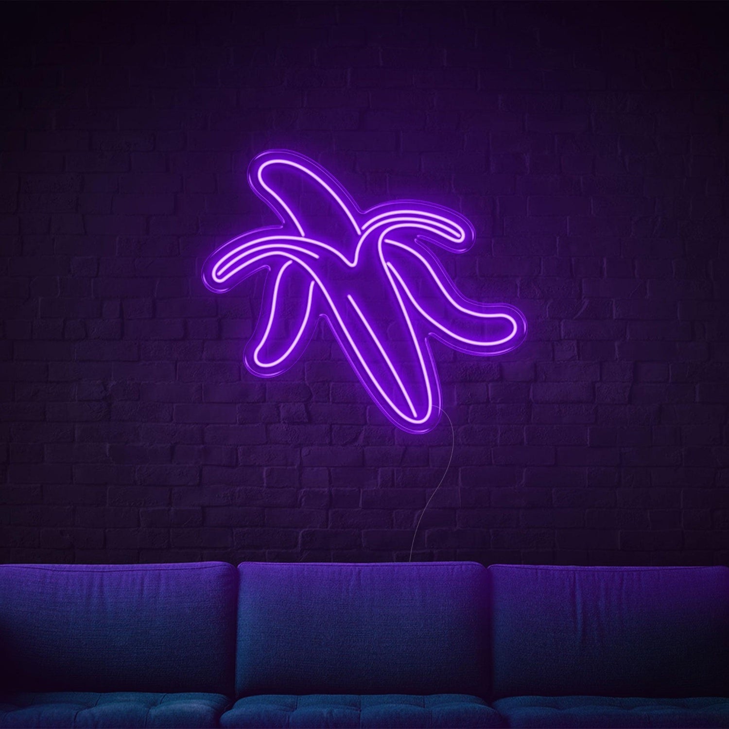 Bright Yellow Peeled Banana Led Neon Sign For Living Room Cafe Wall Decor | Shineneon