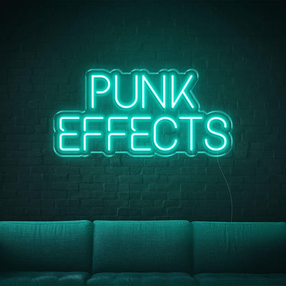 Bright Yellow Punk Effects Led Neon Sign For Home Decor | Shineneon