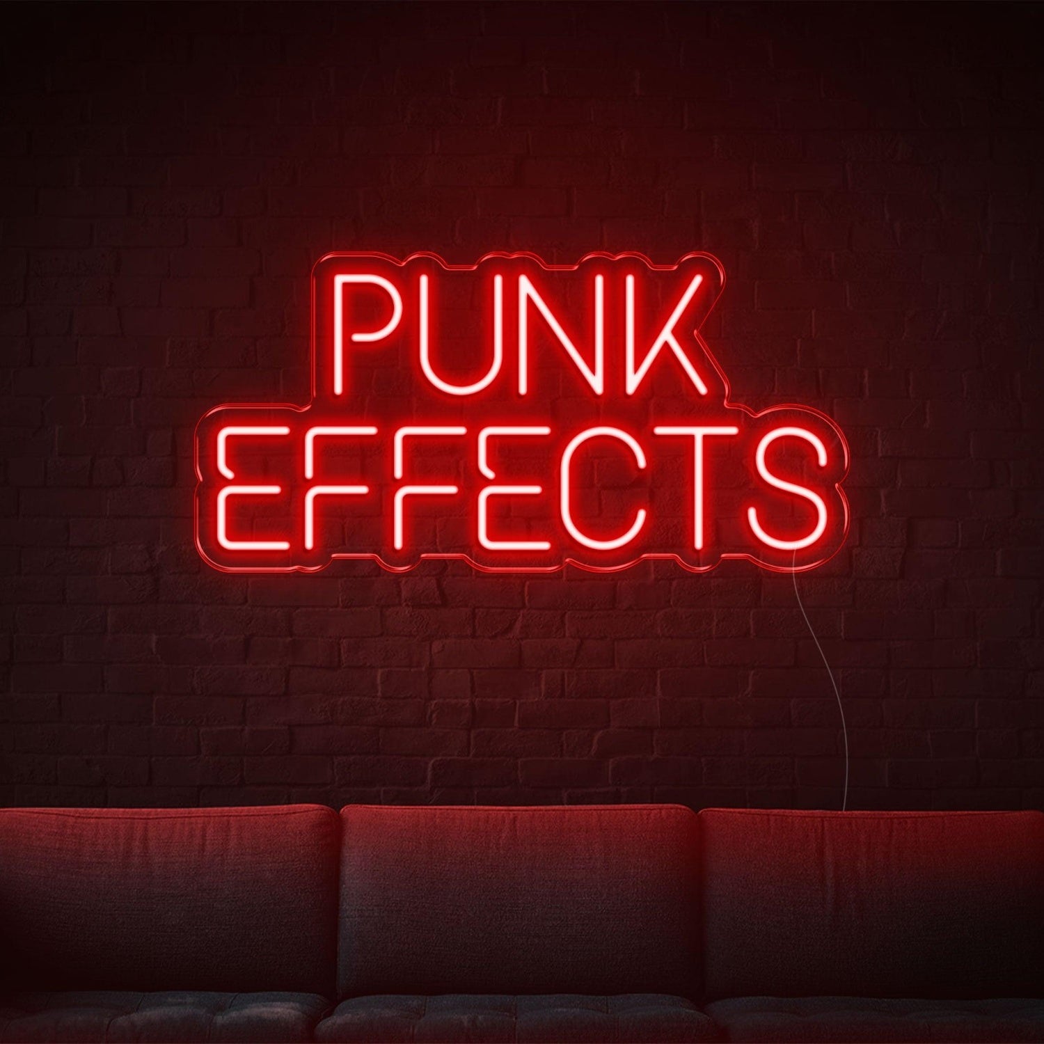 Bright Yellow Punk Effects Led Neon Sign For Home Decor | Shineneon