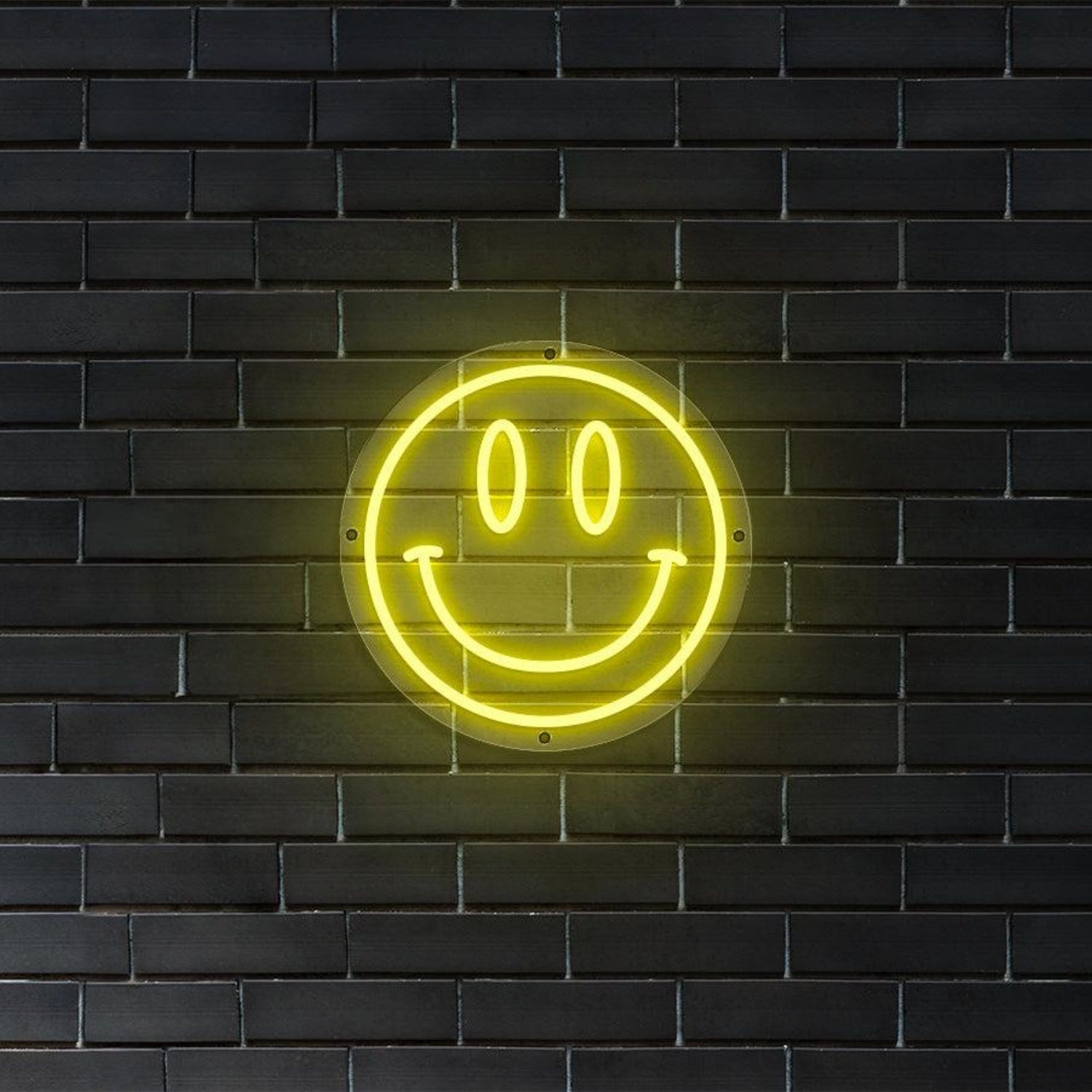 Bright Yellow Smiley Face Mini Led Neon Sign For Indoor Wall Decor | Shineneon