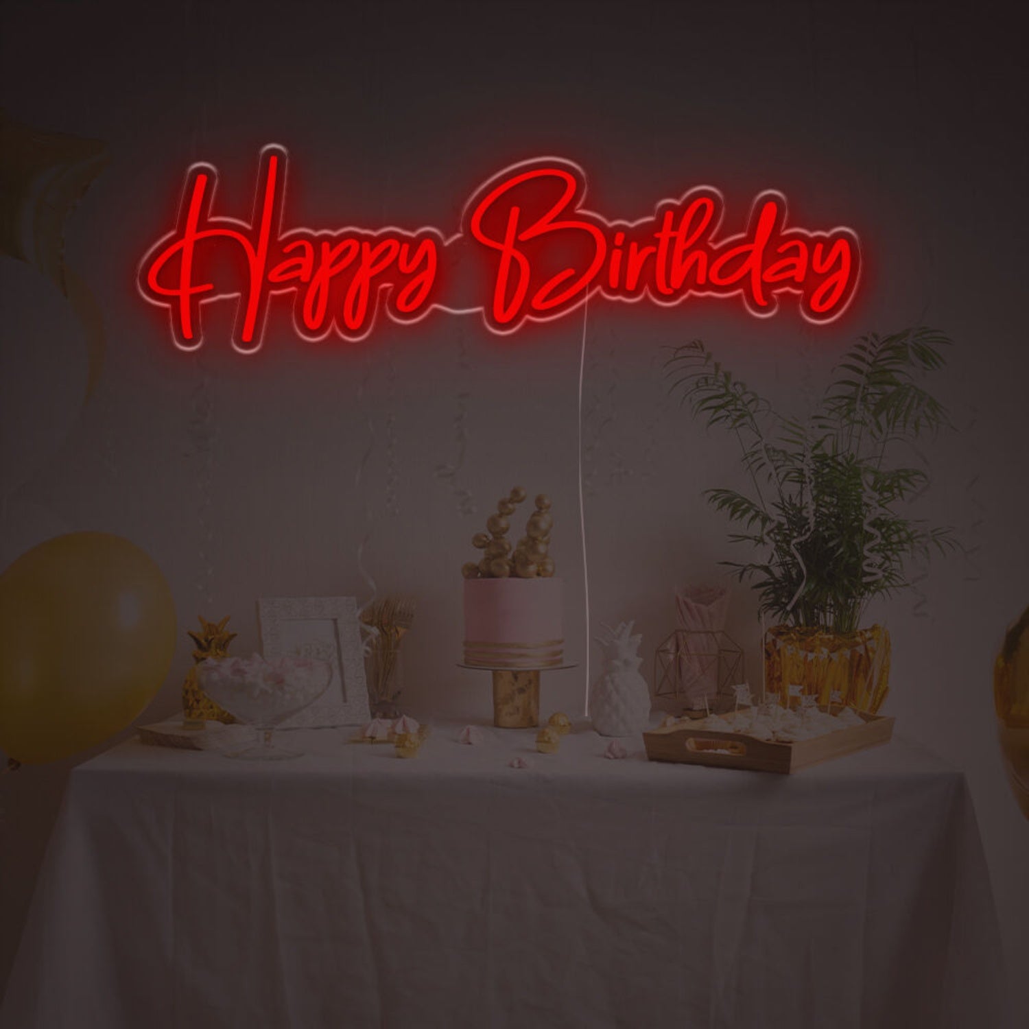 Brighten Celebrations Happy Birthday For Home Decor Led Neon Sign | Shineneon