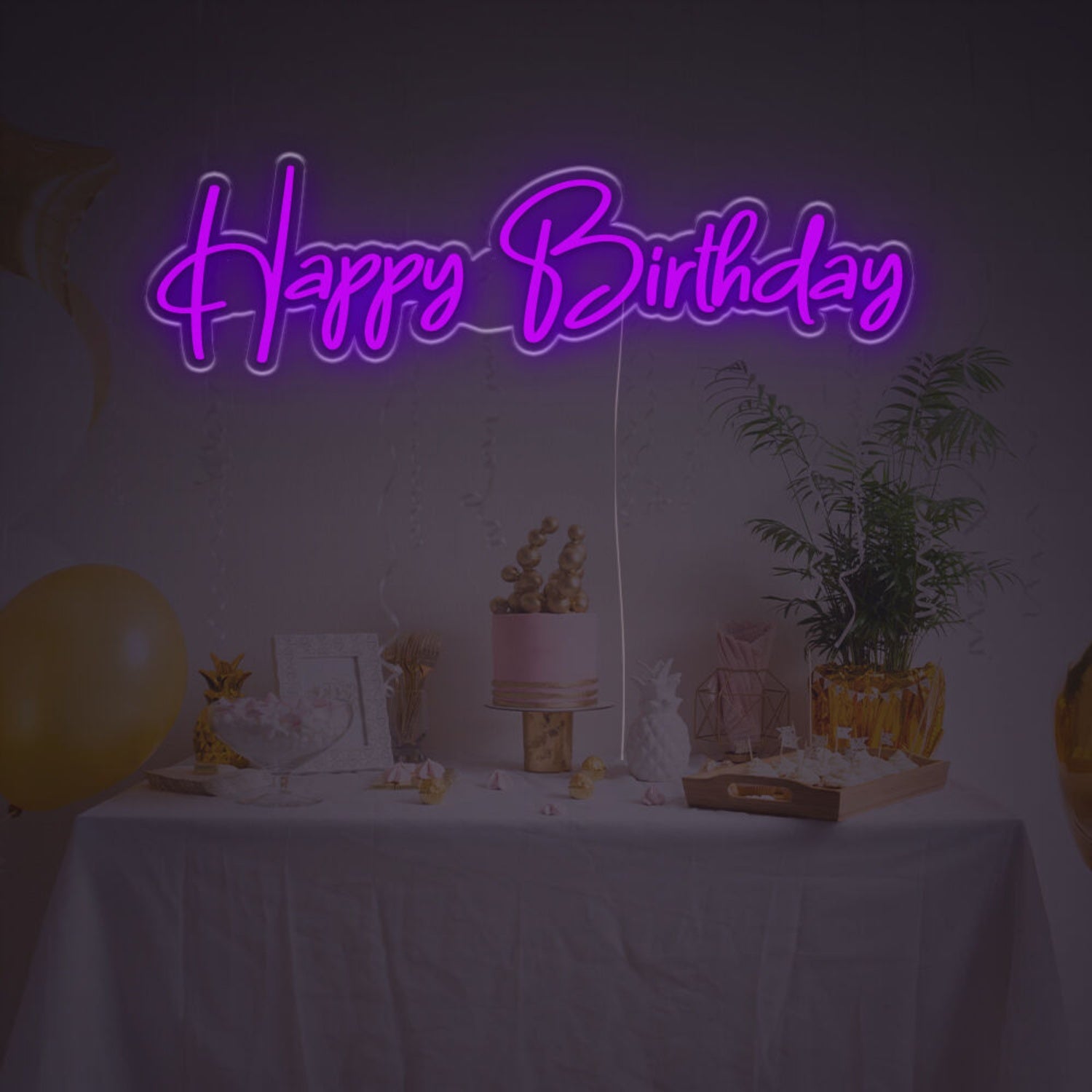 Brighten Celebrations Happy Birthday For Home Decor Led Neon Sign | Shineneon