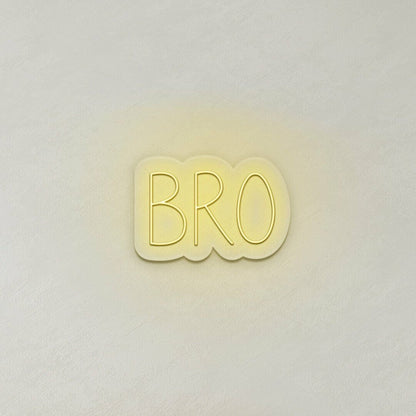 Bro Led Neon Sign Bedroom Wall Art - Shineneon