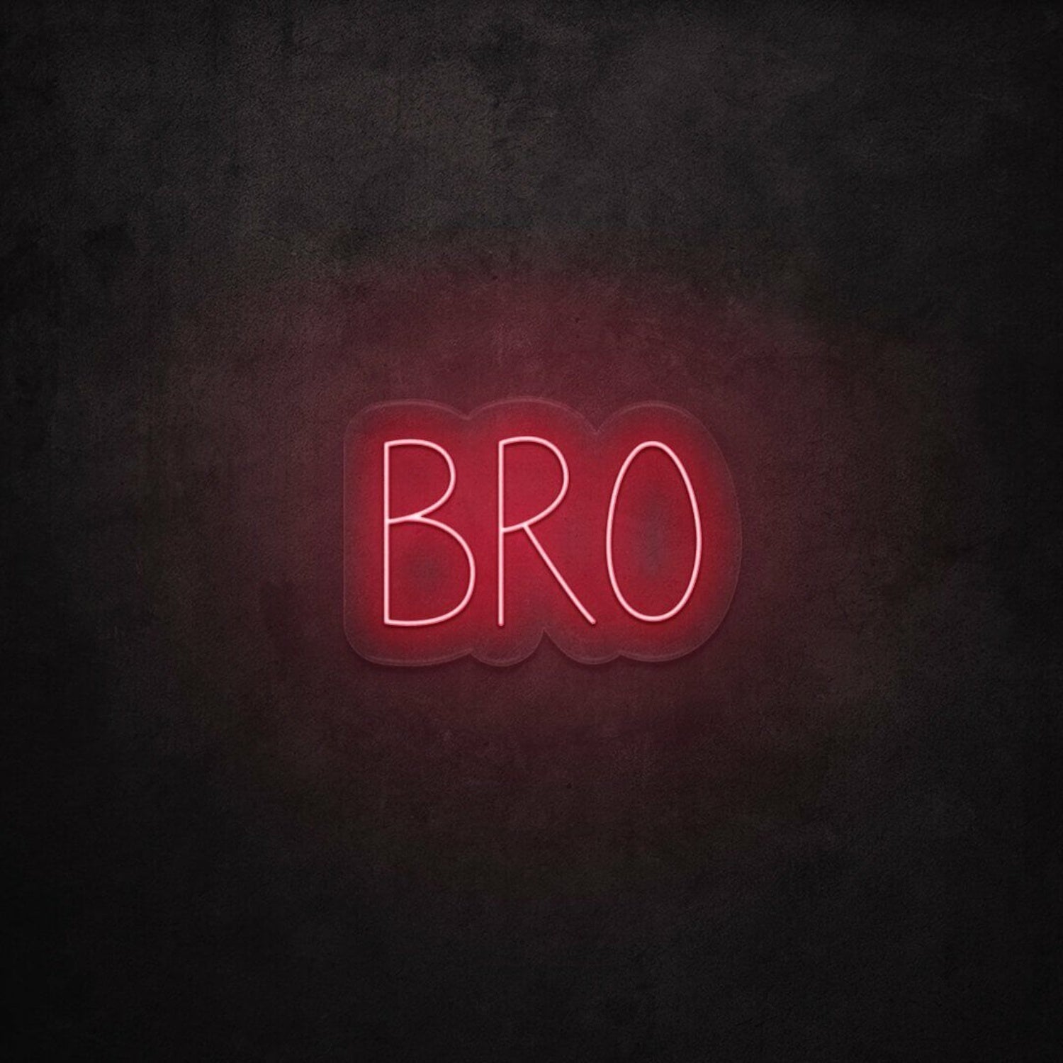 Bro Led Neon Sign Bedroom Wall Art - Shineneon