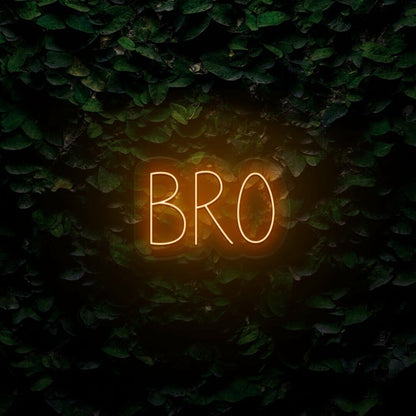 Bro Led Neon Sign Bedroom Wall Art - Shineneon