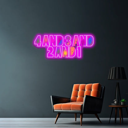 Broad City 4 3 2 1 Artwork Led Neon Sign - Shineneon