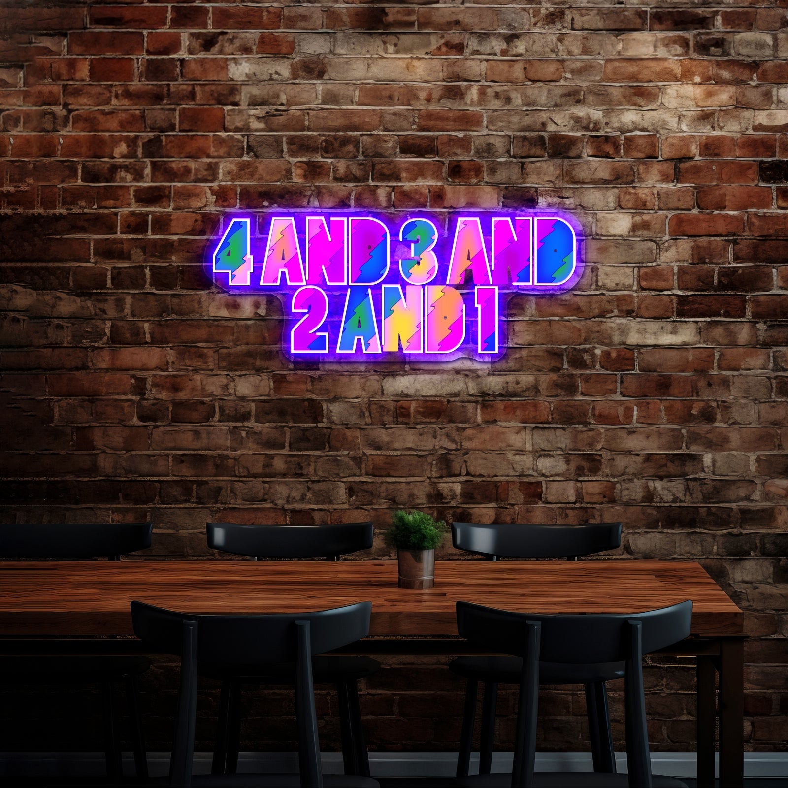 Broad City 4 3 2 1 Artwork Led Neon Sign - Shineneon
