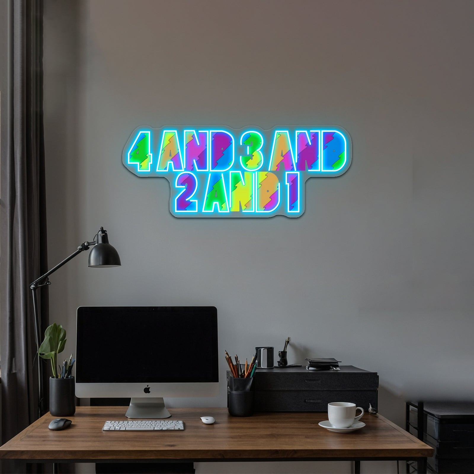 Broad City 4 3 2 1 Artwork Led Neon Sign - Shineneon