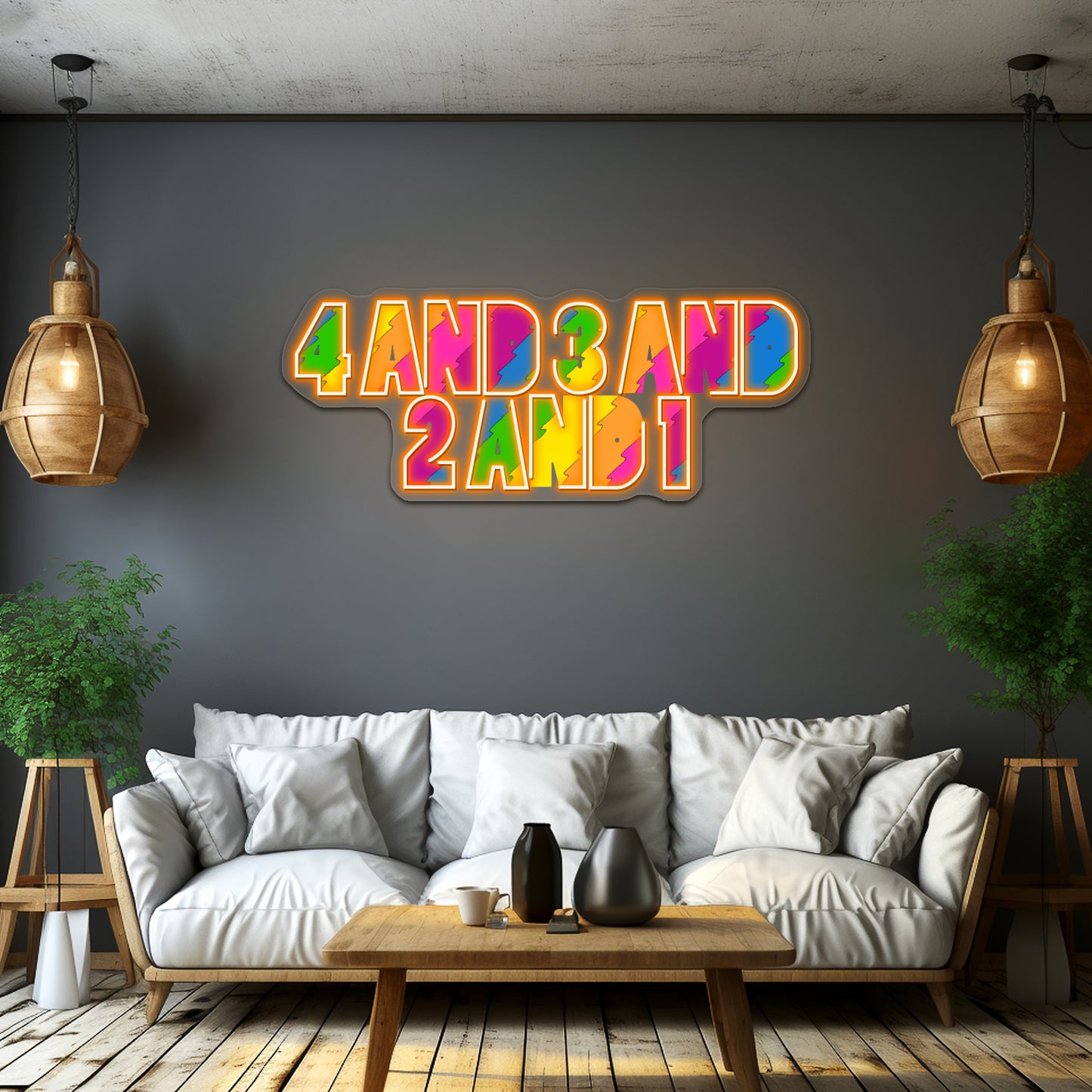 Broad City 4 3 2 1 Artwork Led Neon Sign