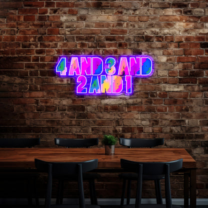 Broad City 4 3 2 1 Artwork Led Neon Sign