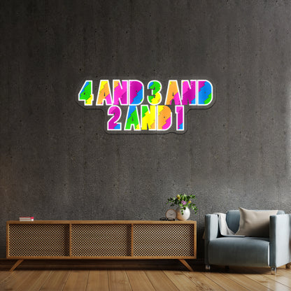 Broad City 4 3 2 1 Artwork Led Neon Sign