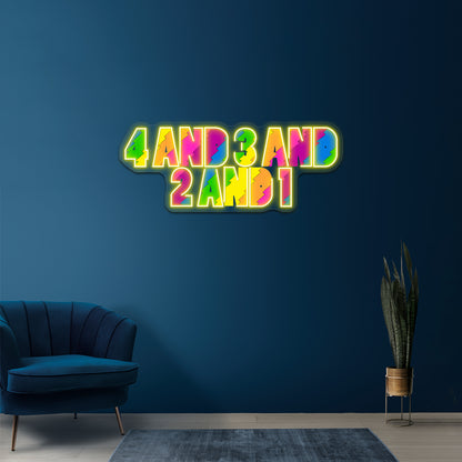 Broad City 4 3 2 1 Artwork Led Neon Sign