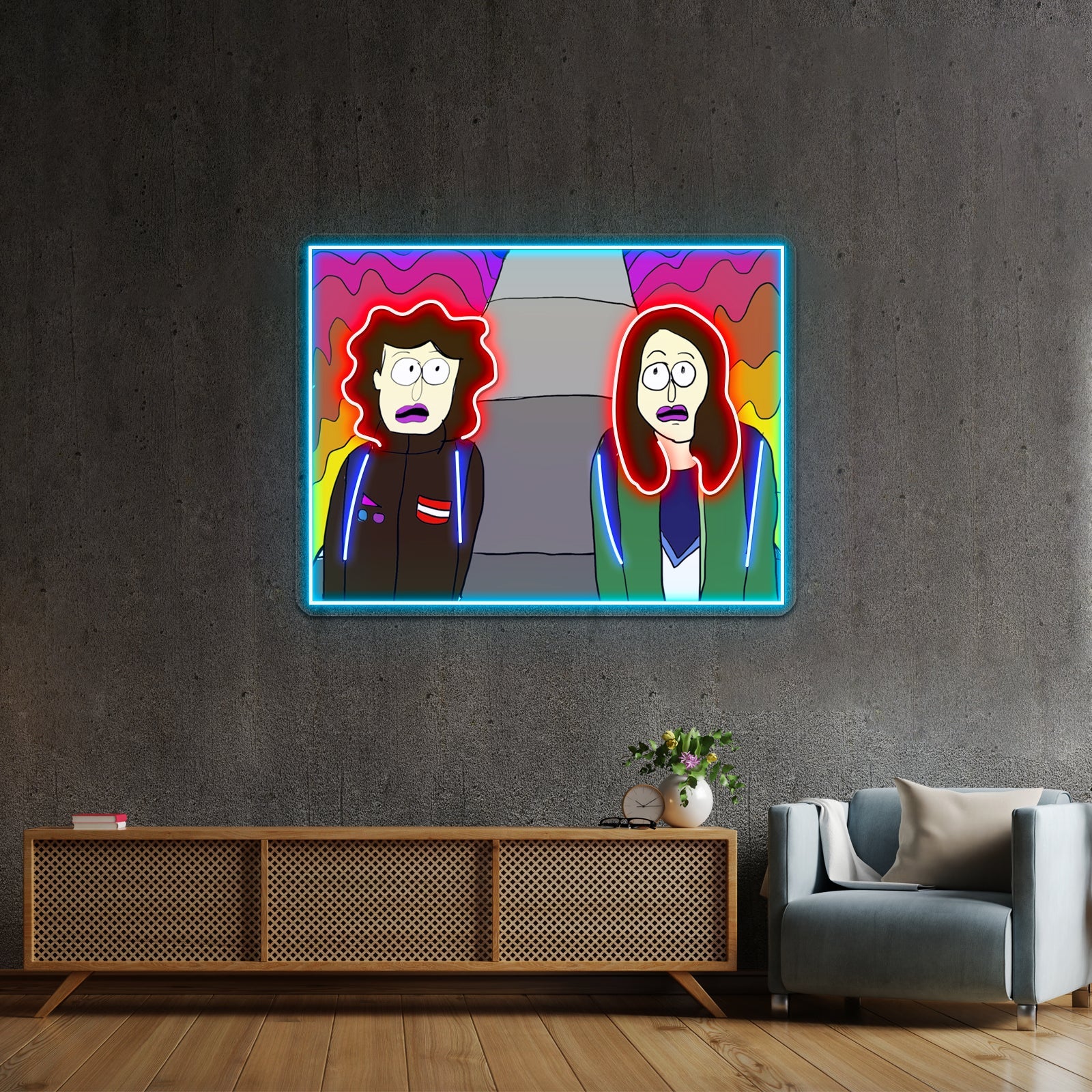 Broad City Mushrooms Artwork Led Neon Sign - Shineneon