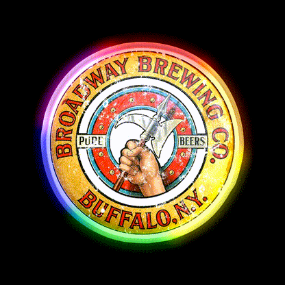 Broadway Brewery Beer Bar Decor Led Neon Sign Rgb Color - LED neon sign close-up detail