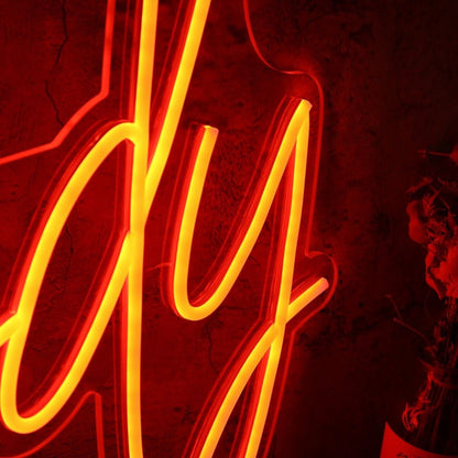 Brody Orange Led Neon Sign - Shineneon