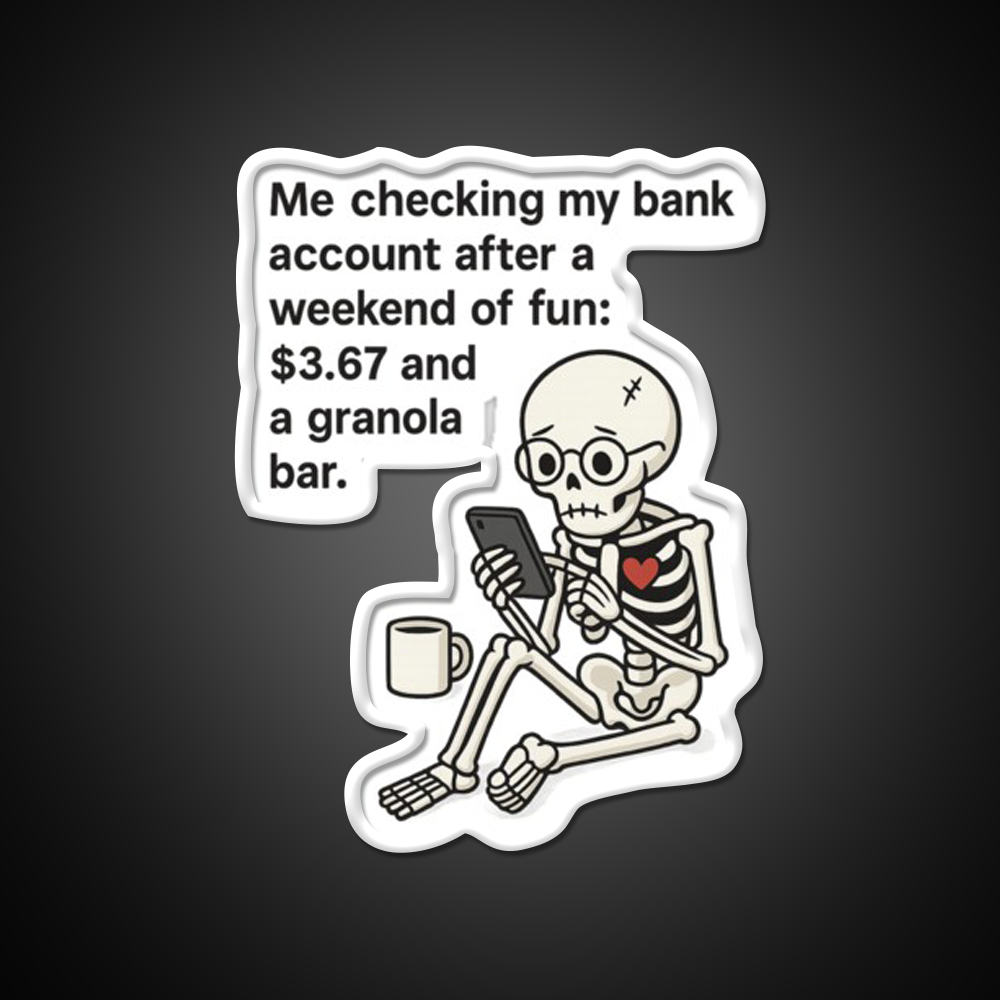 Broke After Weekend Man Cave Bar Led Neon Sign Rgb Color