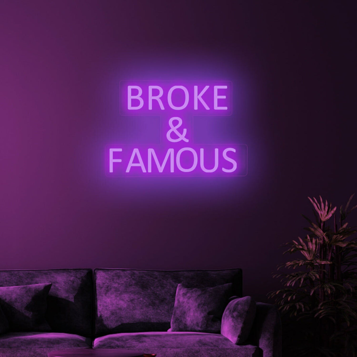 Broke Famous Neon Humor For Aspiring Stars | Shineneon
