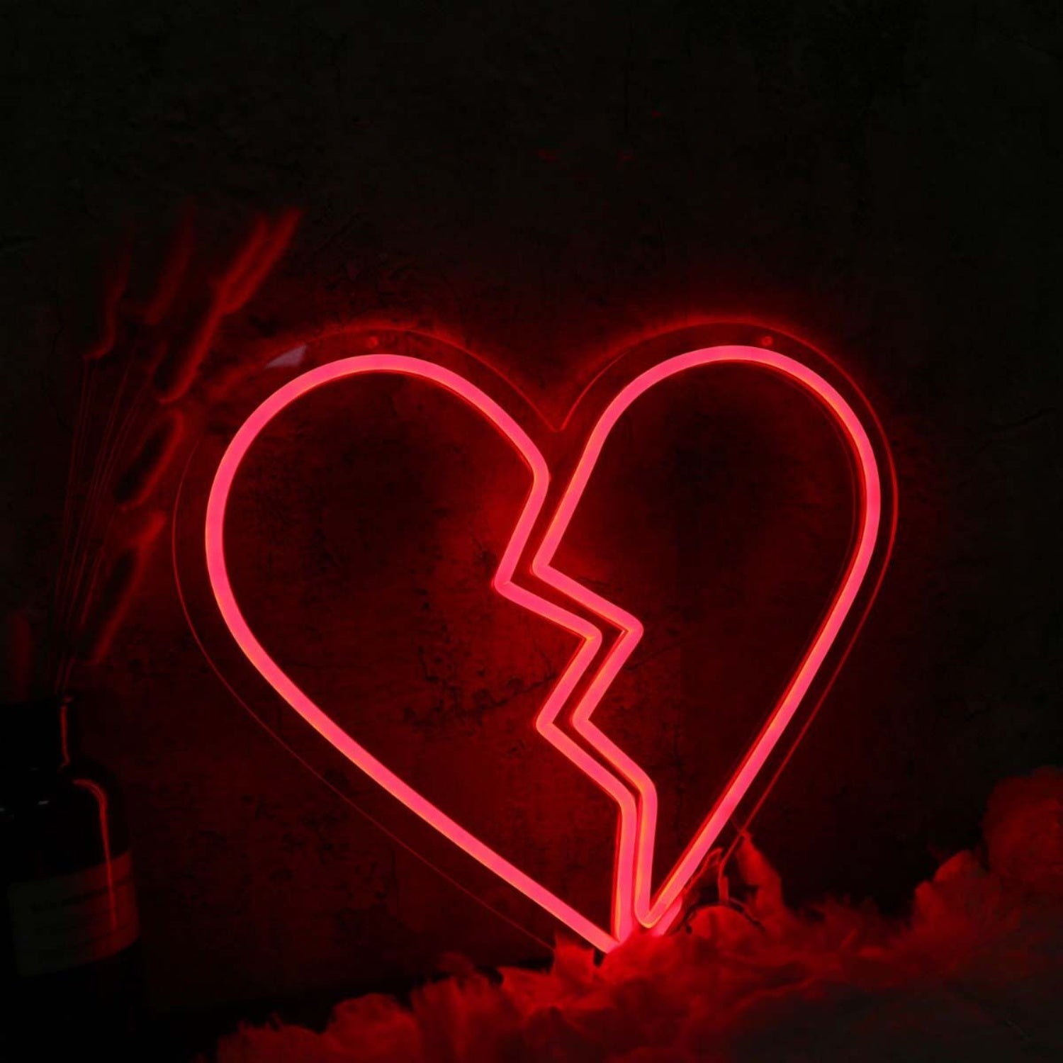 Broken Heart Red Neon Sign | Shineneon