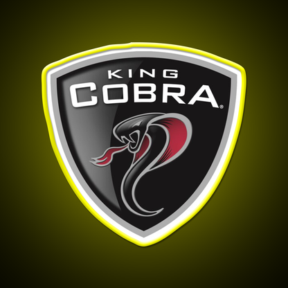 Brookeart King Cobra Beer Bar Decor Led Neon Sign Rgb Color - LED neon sign view 7