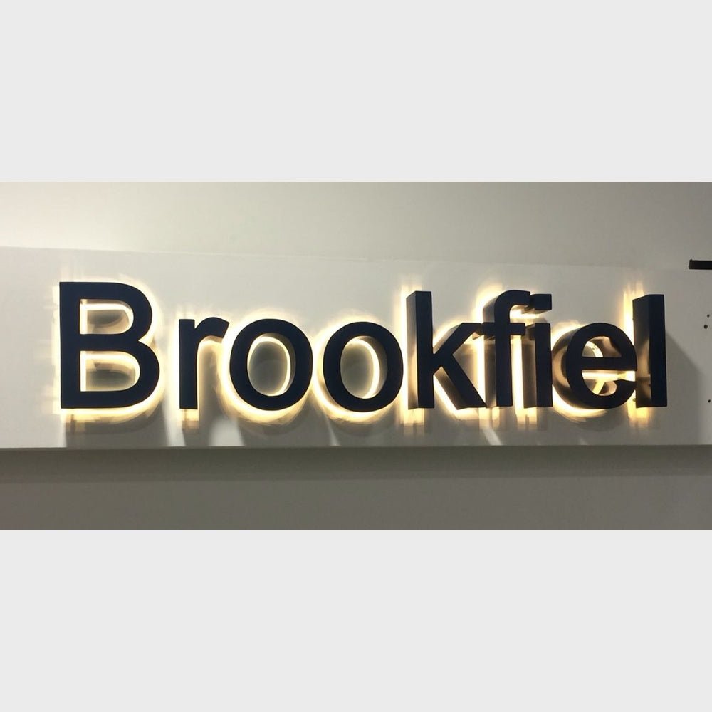Brookfiel 3D Backlit Channel Letters Led Light Sign - Shineneon