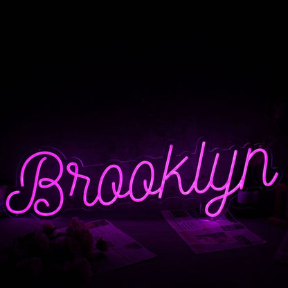 Brooklyn Pink Led Neon Sign | Shineneon
