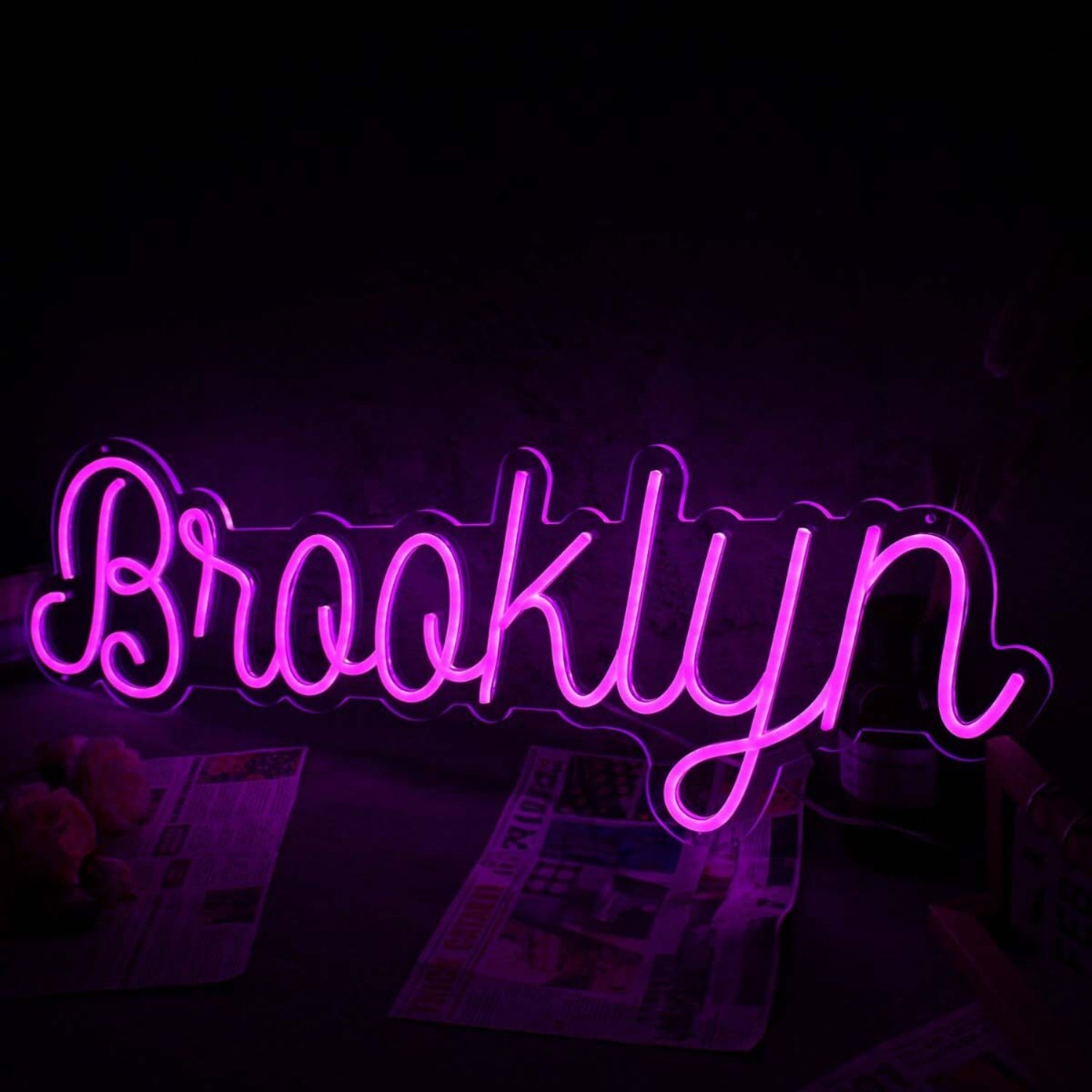 Brooklyn Pink Led Neon Sign | Shineneon