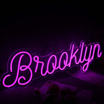 Brooklyn Pink Led Neon Sign | Shineneon