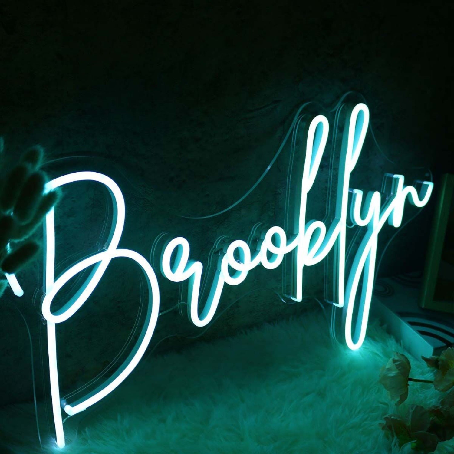 Brooklyn White Led Neon Sign For City Pride And Cultural Decor - Shineneon
