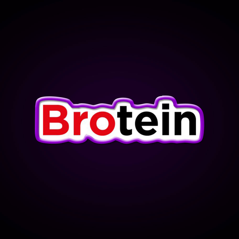 Brotein Gym Fitness Led Neon Sign Rgb Color