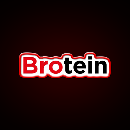 Brotein Gym Fitness Led Neon Sign Rgb Color