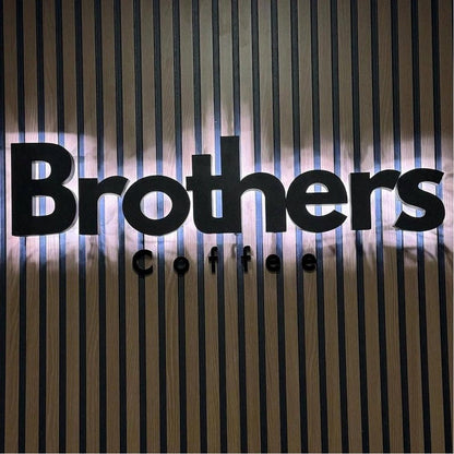 Brothers 3D Backlit Channel Letters Led Light Sign - Shineneon