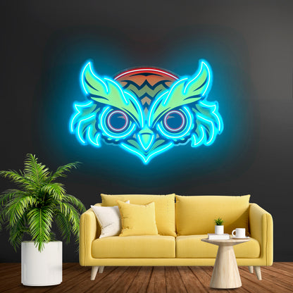 Brown Owl Led Neon Sign Light Custom Led Signs