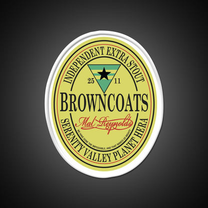 Browncoats Independent Extra Stout Beer Bar Decor Led Neon Sign Rgb Color - LED neon sign view 11