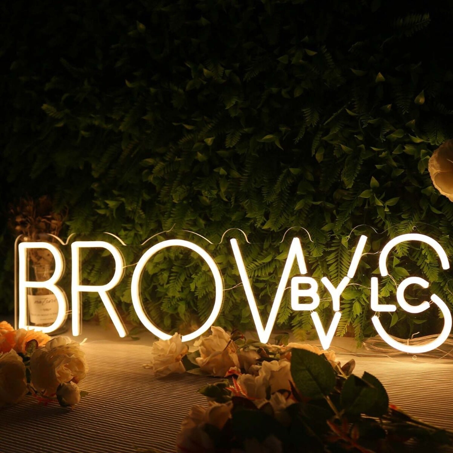 Brows By Lc Yellow Led Neon Sign - Shineneon