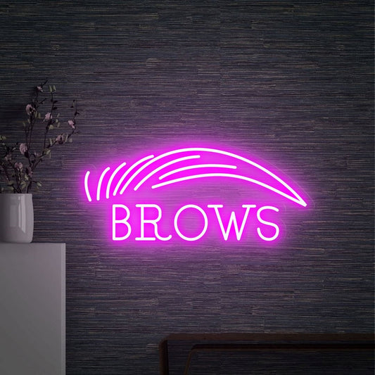 Brows Led Sign Business Neon Sign