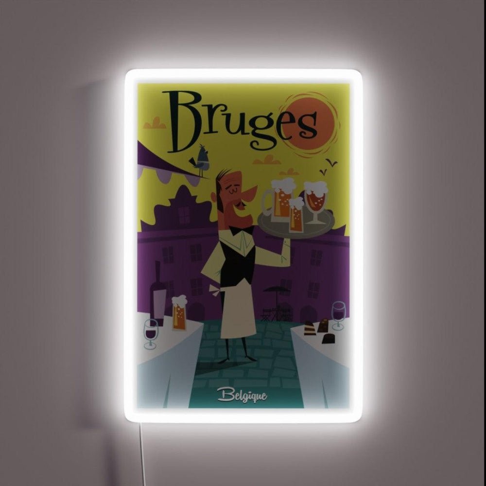 Bruges Poster Rgb Led Neon Sign - Shineneon