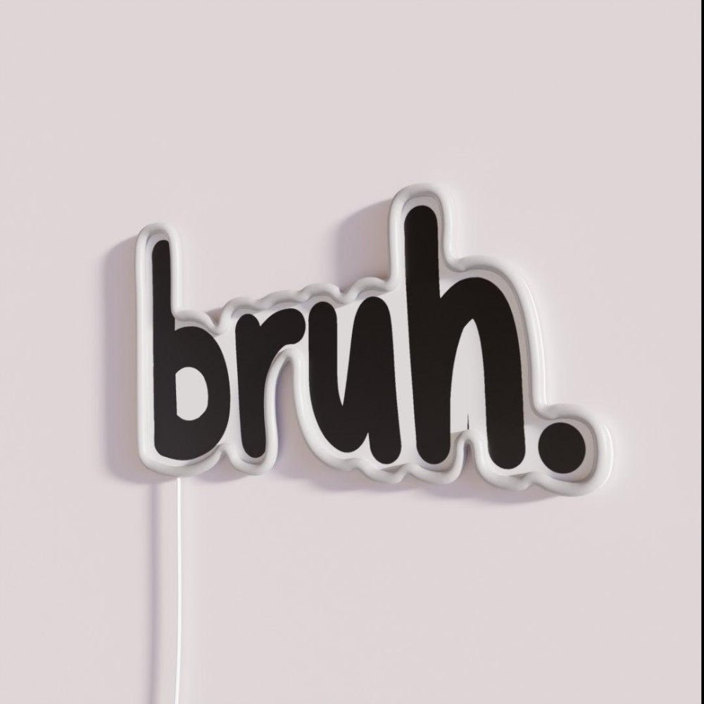 Bruh Rgb Led Neon Sign Restaurant Wall Art - Shineneon