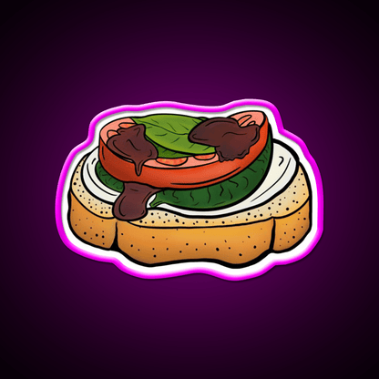 Bruschetta Snack Food Led Neon Sign Rgb Color - Shineneon