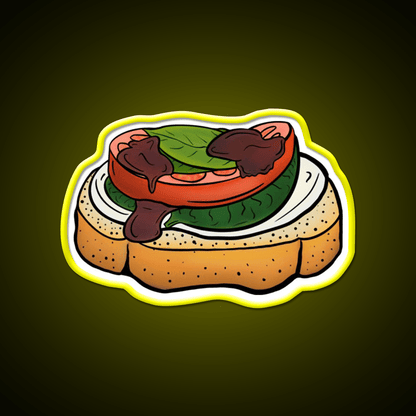 Bruschetta Snack Food Led Neon Sign Rgb Color - Shineneon