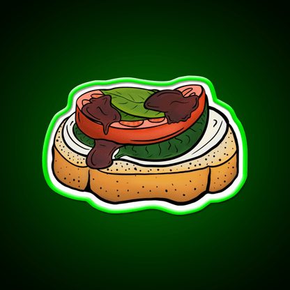 Bruschetta Snack Food Led Neon Sign Rgb Color - Shineneon