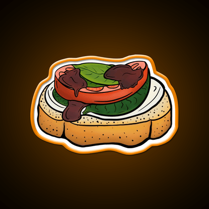 Bruschetta Snack Food Led Neon Sign Rgb Color - Shineneon