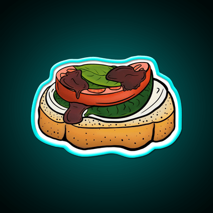 Bruschetta Snack Food Led Neon Sign Rgb Color - Shineneon