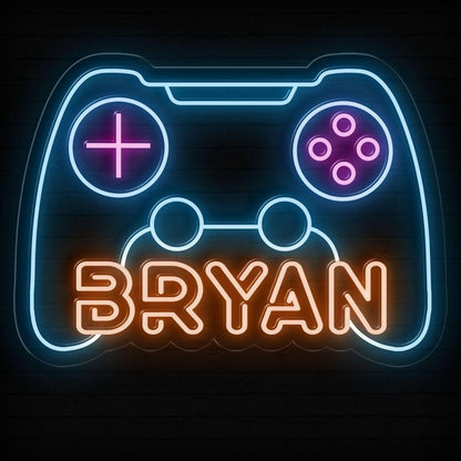 Bryans Customized Gaming Controller Led Neon Sign Game Room Decor | Shineneon