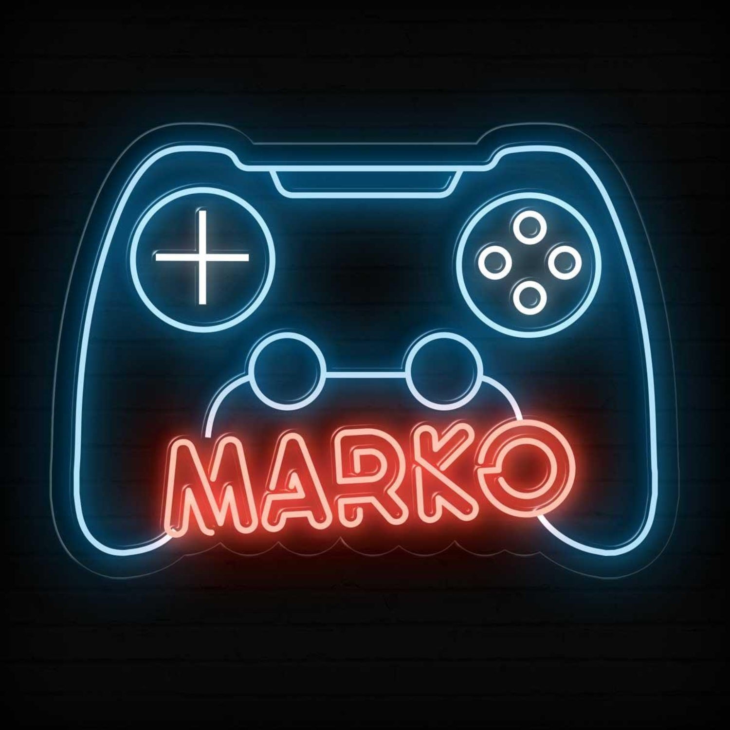 Bryans Customized Gaming Controller Led Neon Sign Game Room Decor | Shineneon