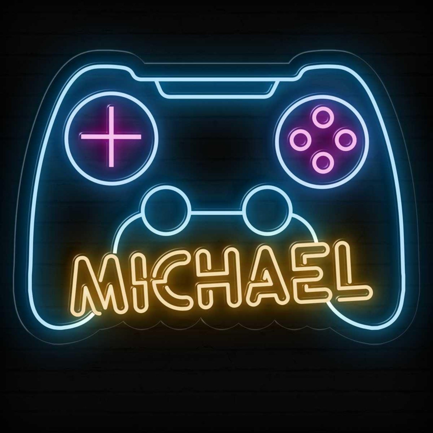 Bryans Customized Gaming Controller Led Neon Sign Game Room Decor | Shineneon