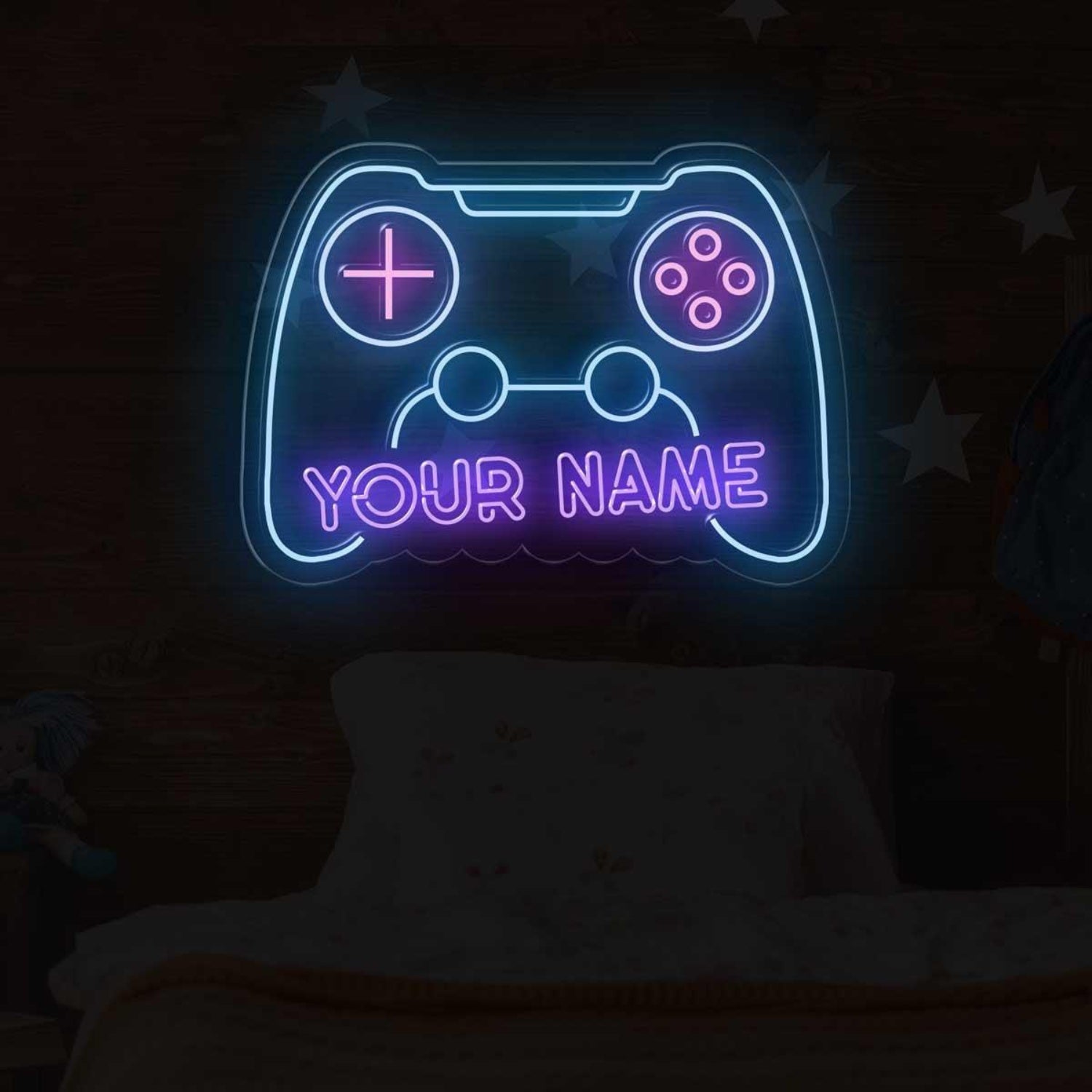 Bryans Customized Gaming Controller Led Neon Sign Game Room Decor | Shineneon