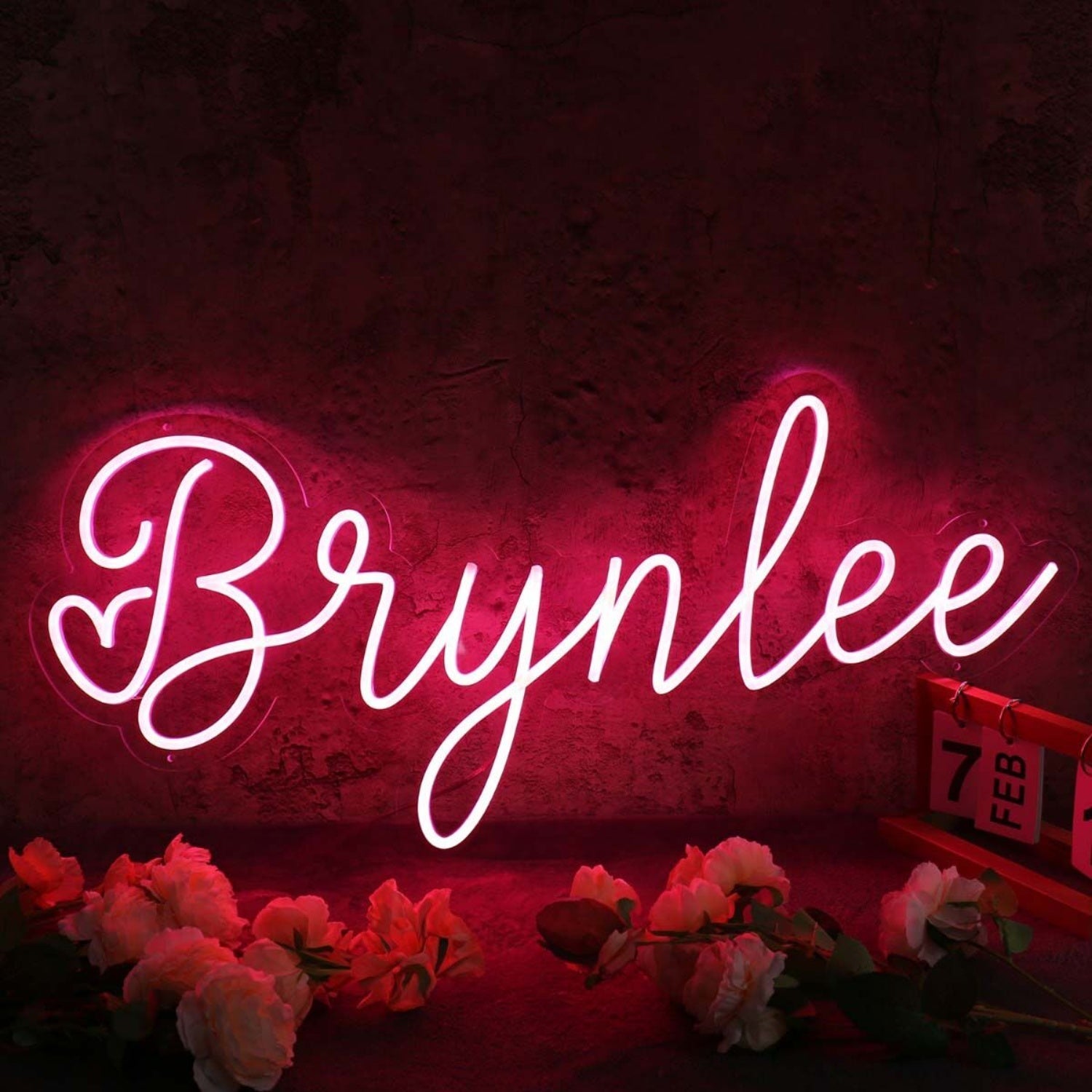 Brynlee Red Led Neon Sign - Shineneon