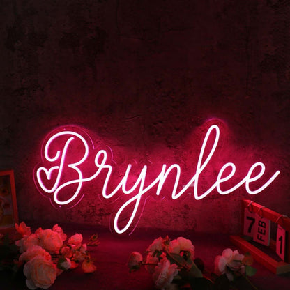 Brynlee Red Led Neon Sign - Shineneon