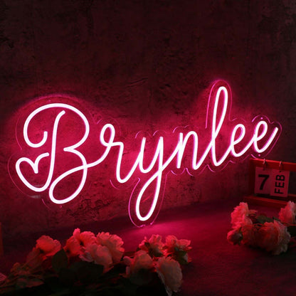 Brynlee Red Led Neon Sign - Shineneon