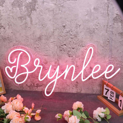 Brynlee Red Led Neon Sign - Shineneon